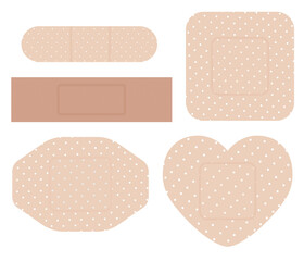 Shape bandage plaster