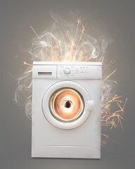 Faulty Washing machine going crazy