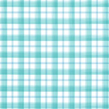 Watercolor Pastel Ocean Checkered Pattern