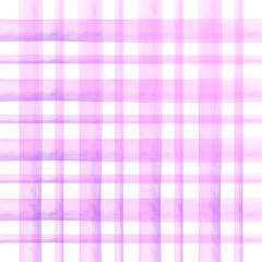 Watercolor seamless checkered pattern