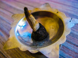 Captured beautiful Incense stick during prayer