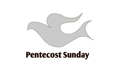 Naklejka premium Pentecost Sunday Special Design for print or use as poster, card, flyer or T Shirt