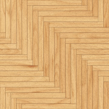 Wooden Parquet Floor Planks. Seamless Herringbone Style Wood Texture