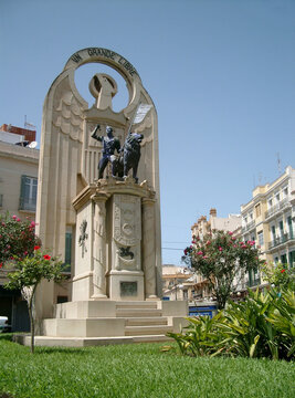 Melilla (Spain). Heroes of Spain square in the urban center of the city of Melilla