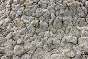 Mud volcano clay structure.