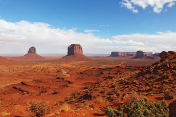 The "Mittens" in Monument Valley