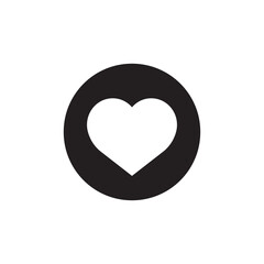 like icon. heart on a white background