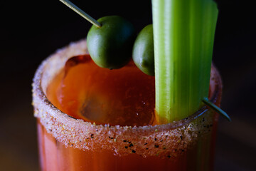 Bloody Mary Tomato Vodka Cocktail