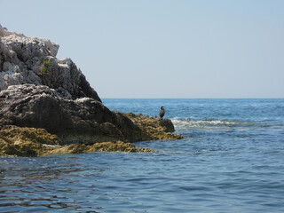 Landscape of Adriatic sea - Vrsar, Croatia