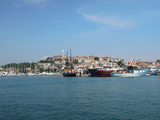 Fototapeta na wymiar Landscape of Adriatic sea - Vrsar, Croatia