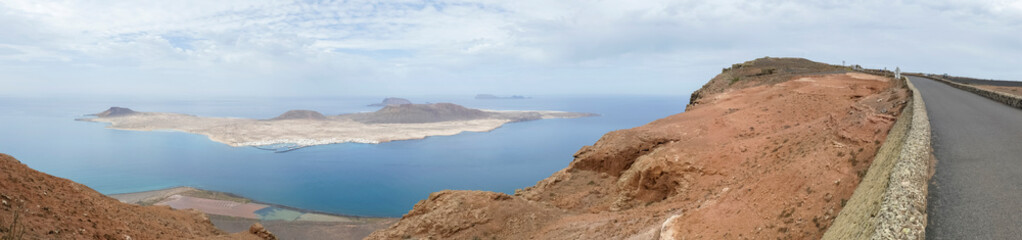 Fototapeta na wymiar Graciosa Island in the Canary Islands