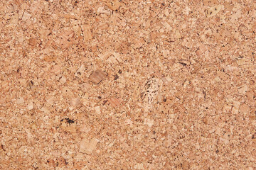Closeup of cork board texture and background.