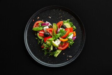 Greek salad love heart - 431680291