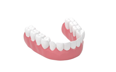 Healthy Teeth, teeth treatment, 3d rendering.