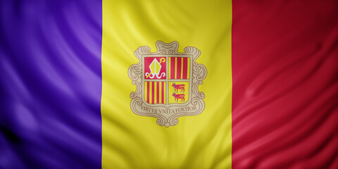 Andorra 3d flag