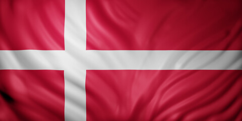 Denmark 3d flag
