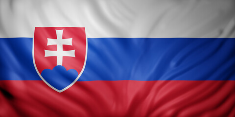 Slovakia 3d flag