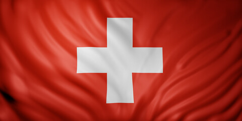 Switzerland 3d flag