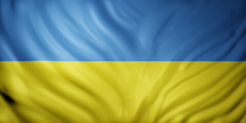 Ukraine 3d flag