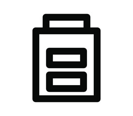 Obraz premium Battery icon