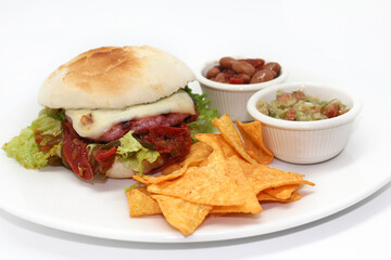 Comida rápida hamburguesa
