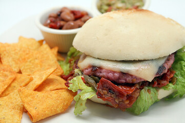 comida rápida hamburguesas