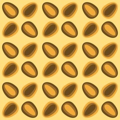 Rounded abstract seamless pattern - decorative accent for any surfaces.