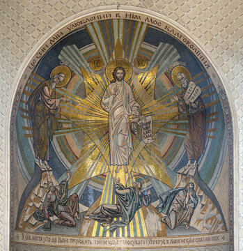 Icon Mosaic Of The Transfiguration Of The Lord