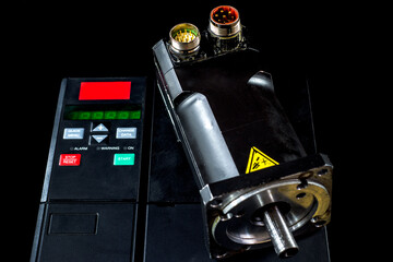 Electric motors (AC servo motor, DC brush-less motor, and stepping motor)