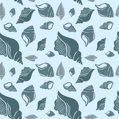 Shells Seamless Pattern