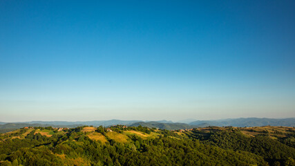 Fototapeta na wymiar landscape in the mountains in romania