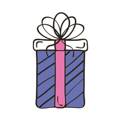purple gift box