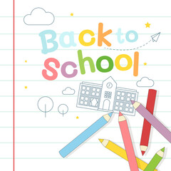 Back to school background,School border