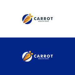 Carrot logo design template vector illustration