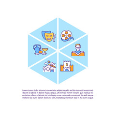 Works subject to copyright law concept line icons with text. PPT page vector template with copy space. Brochure, magazine, newsletter design element. Creative work linear illustrations on white