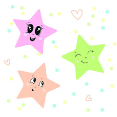 Cute gentle star babies set