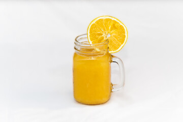 lemon juice in a glass