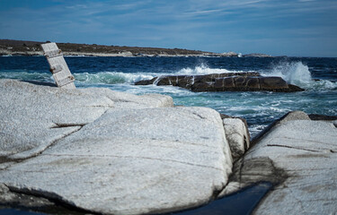 Stones and waves