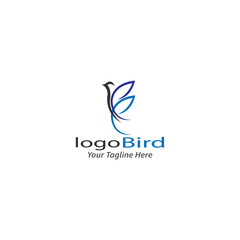 Fototapeta premium Vector bird icon. modern bird icon on white background