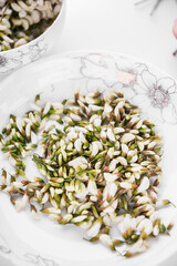 Sophora japonica flower, Chinese spring food,