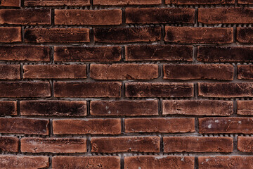 wall with red brick