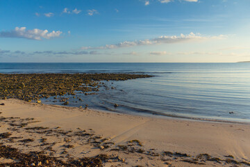 Seashore in the morning, calm ocean