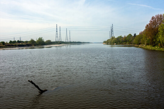 River Ribble At Preston, Lancashire, UK.