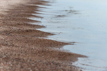 Sand and water