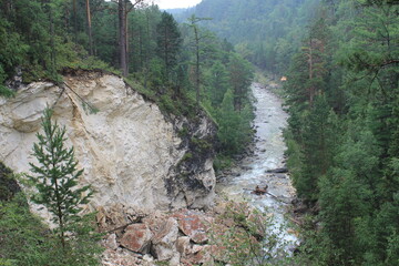 mountain river in the mountains