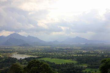 Naklejka premium view from Sigiriya - Sri Lanka