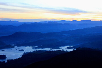 sunrise from Adams Peak - Sri lanka