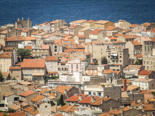 Fototapeta na wymiar Cityscape of Marseille France