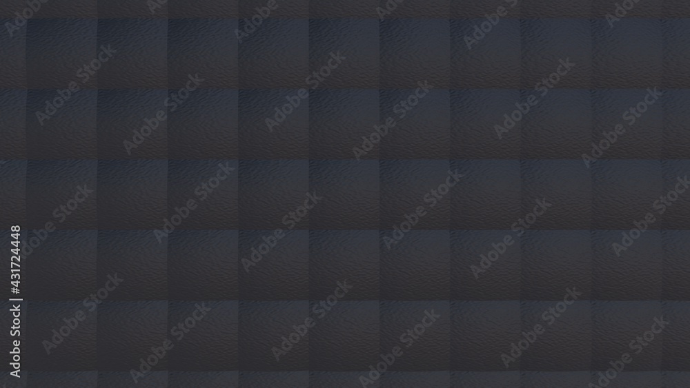 Poster abstract dark gray textured background of convex volumetric shapes. 3d rendering image. desktop wall