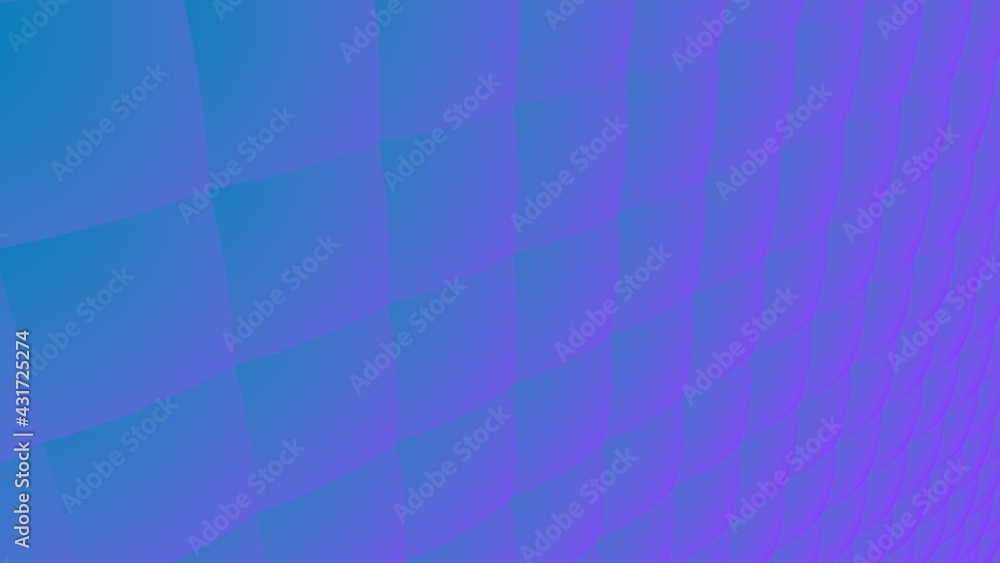 Poster abstract blue background of convex volumetric shapes. 3d rendering image. desktop wallpaper.